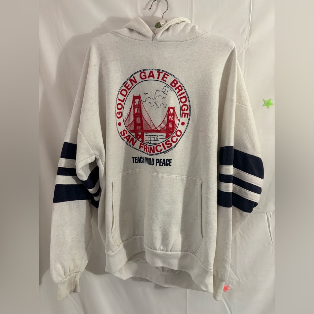 Vintage Magic Golden Gate Bridge Hoodie‎ Unisex Size L/XL